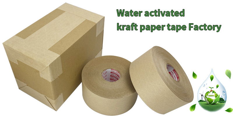 La primera opción en cinta respetuosa con el medio ambiente: solución de embalaje con cinta de papel kraft activada por agua